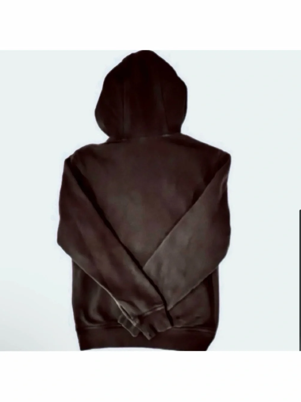 Nike- Full Zipper Black Logo Hoodie with High Neck Zip Closure. Size: Small